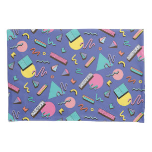 Retro Geometric Pattern Pillowcase