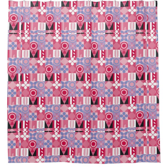 retro geometric print pattern (Front)