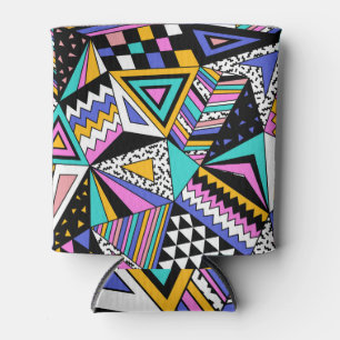 Retro Geometric Shapes: Colourful Vintage. Can Cooler