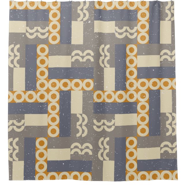 Retro geometric shapes, modern pattern (Front)