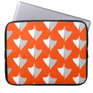 Retro geometric shapes with seamless patternabstra laptop sleeve