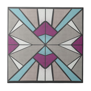 Retro Geometric Tile