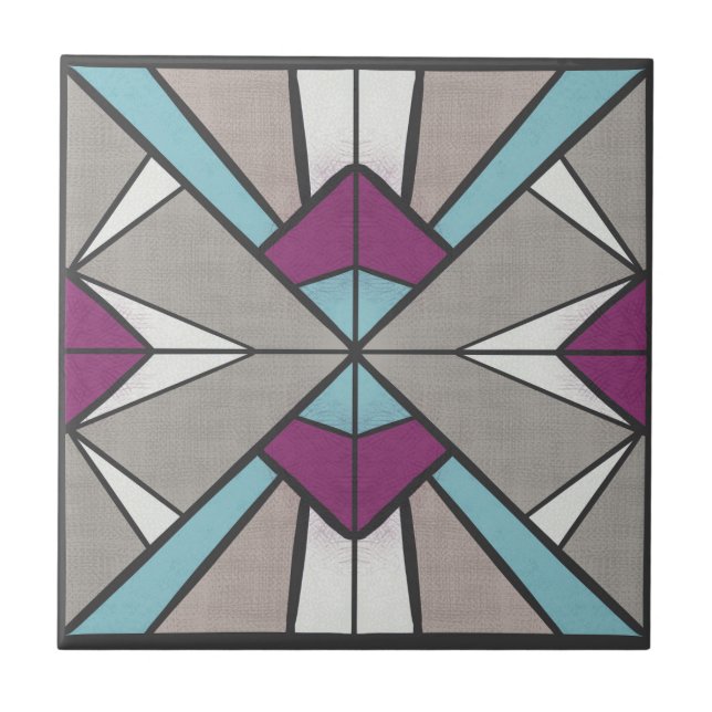 Retro Geometric Tile (Front)