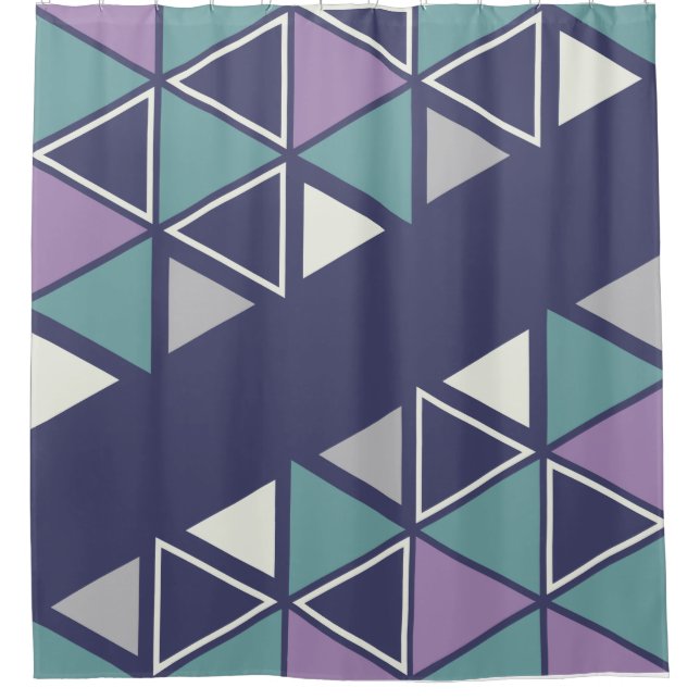 Retro Geometric Triangles Multicolored (Front)