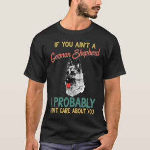 Retro German Shepherd GSD K9 Police Dog Men Women T-Shirt