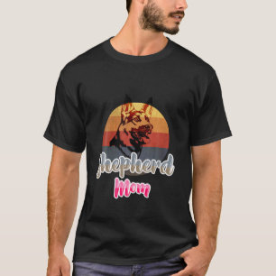 Retro German Shepherd Lovely Sunset Shepherd Dog M T-Shirt