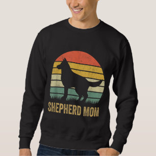 Retro German Shepherd Mom Gift Dog Mother Pet Shep Sweatshirt