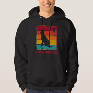 Retro German Shepherd Mom Owner Mother Pet Mama Do Hoodie