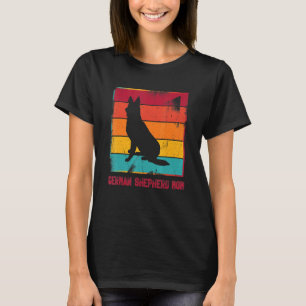 Retro German Shepherd Mom Owner Mother Pet Mama Do T-Shirt