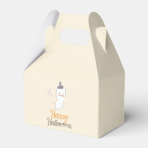 Retro Ghost Doodle Halloween Design   Favor Box