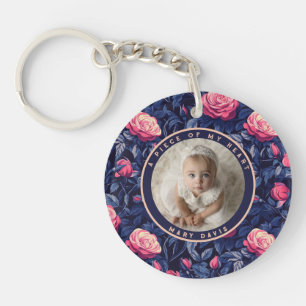Retro Gifts For Coworkers Rose Keychain