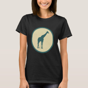 Retro Giraffe Vintage Wild Animal T-Shirt