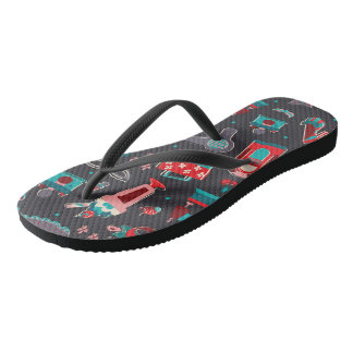 Retro Girl Flip Flops