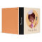 Retro Girl Recipe Binder with Large Illustration