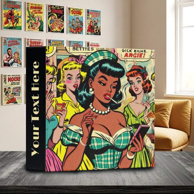 Retro Girls Comics Binder (Creator Uploaded)