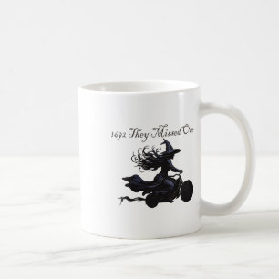 Retro Girls Trip Salem 1692 They Missed One Witch  Coffee Mug