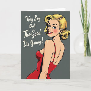 Retro Glam Birthday Card
