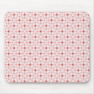 Retro Glam Mousepad, Red Mouse Pad