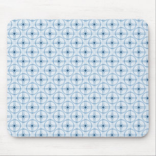 Retro Glam Mousepad, Royal Blue Mouse Pad