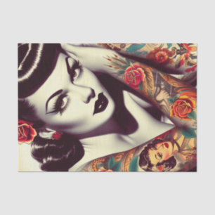 Retro Glam Pin-up Tissue Paper