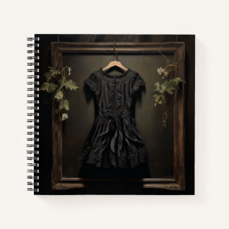 Retro Glamour Black Dress (LBD) Notebook