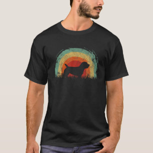 Retro Glen Of Imaal Terrier Vintage Rainbow Dog Me T-Shirt