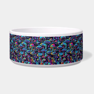 Retro Glow Mushroom Art Bowl – Vibrant & Groovy!