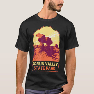Retro Goblin Valley State Park Hiking Camping T-Shirt