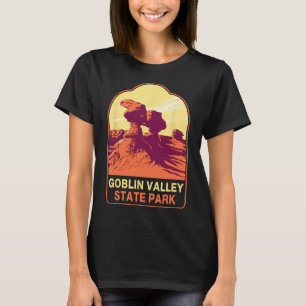 Retro Goblin Valley State Park Hiking Camping Trip T-Shirt