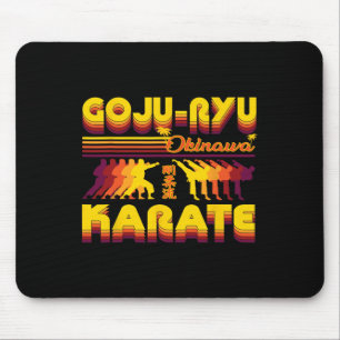 Retro Goju-ryu Karate Design Summer Outfit For Kar Mouse Pad