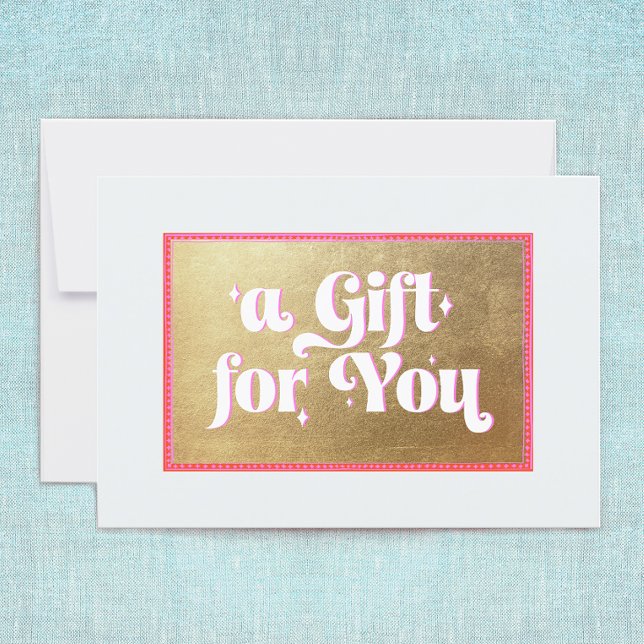 Retro Gold Gift Card (Creator Uploaded)