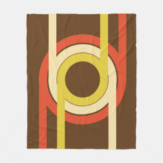 Retro Golden Ratio inspired design. Fleece Blanket