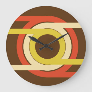 Retro Golden Ratio inspired design. Large Clock