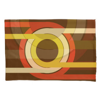 Retro Golden Ratio inspired design. Pillowcase
