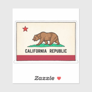Retro Golden State Bear California Republic