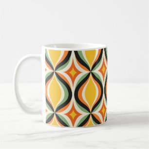 Retro Golden Waves Morning Mug