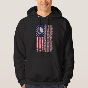Retro Golf Dad Just A Regular Dad But A Real Legen Hoodie
