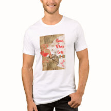 Retro Good Vibes Only Vintage Pin-Up Girl T-Shirt