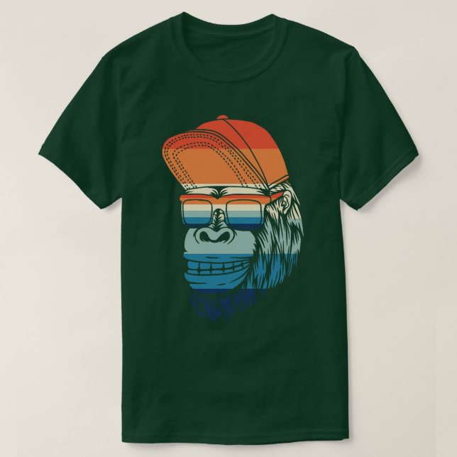 Retro Gorilla T-Shirt (Design Front)