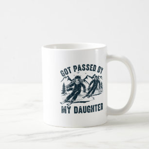 Retro Got Ped By My Daughter Funny Skiing _1 Coffee Mug