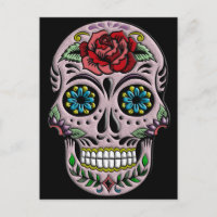 Retro Goth Sugar Skull