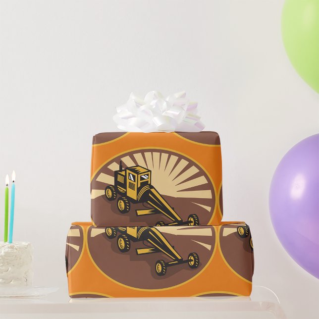 Retro Grader Wrapping Paper (Creator Uploaded)