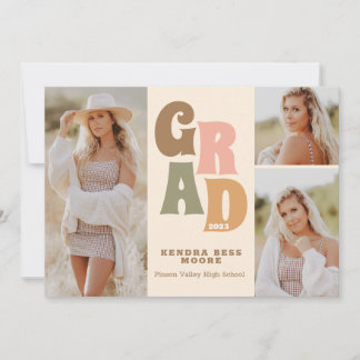 Retro Graduation Announcement