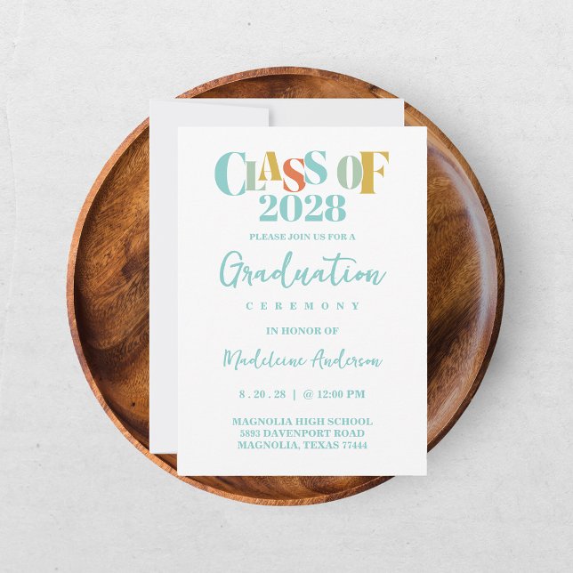 Retro Graduation Ceremony  Invitation (Creator Uploaded)
