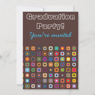 Retro Graduation Party Invitation (Customizable)