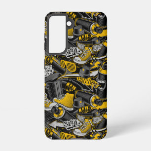 Retro Graffiti Urban Street Pattern Samsung Galaxy Case