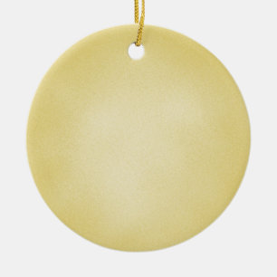 Retro Grainy Beige Background Ceramic Ornament