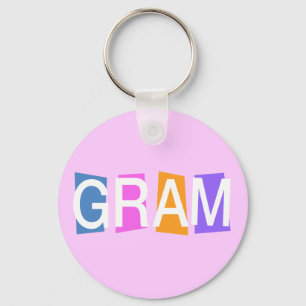 Retro Gram Keychain