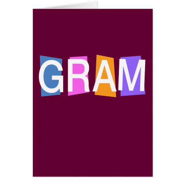 Rétro gramme (Devant)