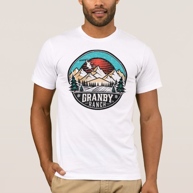 Retro Granby Ranch Ski T-Shirt (Front)